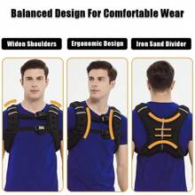 Weighted Vest For Men Women, 25lb/30lb Weights Included, Workout Equipment Strength Training Weight Vest For Training Workout, Jogging, Cardio, Walking
