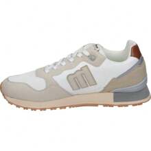 MTNG | Mustang Joggo Classic Herren Casual Sneakers - Mehrfarbige Sportschuhe mit Details - Schnür-Sneaker - Lässiger Style - Bequem und vielseitig - Modell 84427 - Weiss - Übersicht 4
