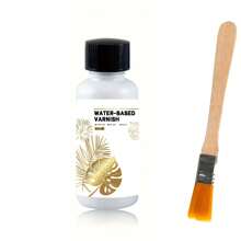 50ML/100ML/ Golden Foil Adhesive Kit - Water-Based Metallic Glue With Brush For Crafts, Painting & Art Projects - Gold - View 13