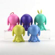 1 bức tượng nhỏ hoạt hình Quintessential Quintuplets, tư thế ngồi Phiên bản Q của bức tượng trang trí Nakano Nino, phong cách ngẫu nhiên - Nhiều màu - Xem 4