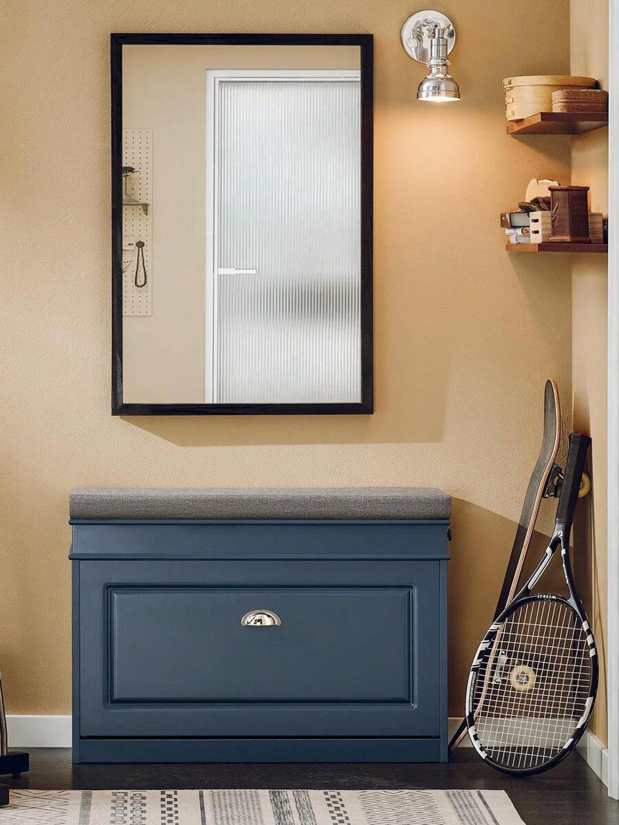 SoBuy Scarpiera salvaspazio Slim, portascarpe salvaspazio Regolabili Blu L75*P24*A52 cm FSR82-L-B