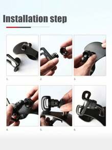 批发跨境车载手机支架，汽车仪表板支架，遮阳板后视镜手机支架 - 彩色 - 查看 5