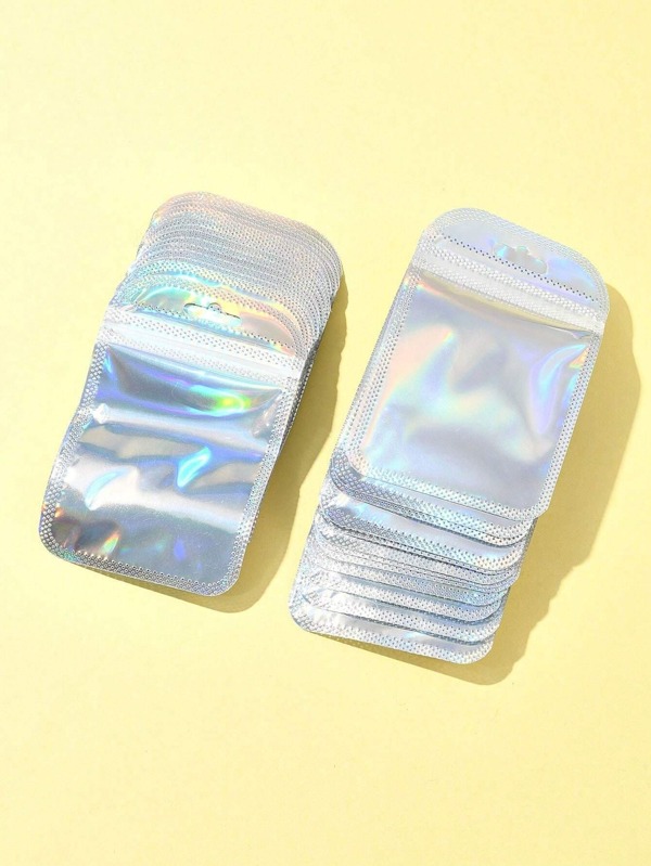 100pcs Pvc Transparent Resealable Jewelry Bags With Ziplock,Anti-Oxidation,Prevents Tarnishing,For Storing Earrings, Necklaces, Jewelry, Small Gift, Accessory Party Favor Pouches Valentine Day
