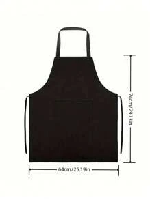 1/2/3pcs Oil-Proof With Pockets Kitchen Apron,Simple Style Apron With Pockets, Thickened Waist Apron, Fashion Housework Kitchen Household Workwear, Kitchen Supplies - Dirt-Resistant Waist Apron And Waist-Length For Cooking And Catering Men And Women Kitchen Supplies Fashionable Kitchen Workwear - Multicolor - View 8