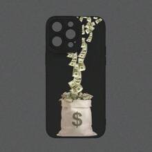 Phone Case With Creative Design And Shockproof And Scratch-Resistant Protection, Suitable For IPhone 16 15 14 13 12 11 Pro Max - Black - View 3
