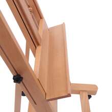HaroldDol Große Studio H-Frame Staffelei - Buche Holz Künstler einstellbar beweglichen Kippen Staffelei, Boden Malerei Staffelei Stand - 1 - Übersicht 9