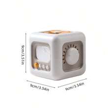 Busy Cube For Kids Sensory Busy Board Travel Toy For Toddlers 2 3 Years Old Educational Learning Toys Montessori Toys For Babies 18-24 Month (Colours And Details Are Random) - White - View 3