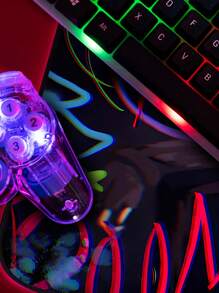 Mouse Pad Gamer p/ Desktop Borda Costurada Estampas Diversos Jinx Anime