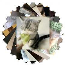 63 pièces Autocollants imperméables en PVC imprimés avec des griffonnages de chats flous, repositionnables, pour ordinateur portable, tasse, planche à roulettes, décoration de réfrigérateur, DIY-Q-4562, autocollants, décalcomanie murale, décalcomanie en vinyle pour décorations de la maison, articles de décoration de printemps pour rafraîchir votre maison, autocollants de décoration de fête, cadeaux pour anniversaire et remise de diplômes