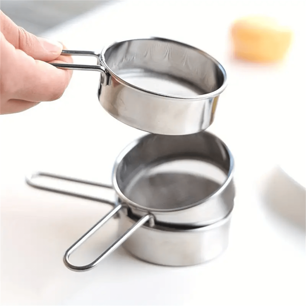 1/3pcs Multi-Function Stainless Steel Strainer - Hand-Held Fine Mesh Screen For Cooking, Baking And Kitchen Use