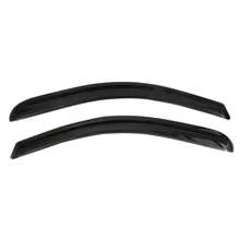 Dark Smoke Acrylic Window Visors Compatible With Chevrolet Silverados'& GMC Sierra 2014-2019 Standard Cab Pickup Wind Sun Rain Vent Guards Protective Trim Car Accessories - Smoke/Tinted - View 2