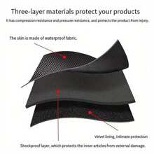 1pc Travel Portable Watch Storage Box, Shock Proof, Scratch Resistant, Anti-Fall Watch Storage Organizer Back To School