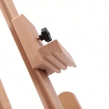 HaroldDol Große Studio H-Frame Staffelei - Buche Holz Künstler einstellbar beweglichen Kippen Staffelei, Boden Malerei Staffelei Stand - 1 - Übersicht 10