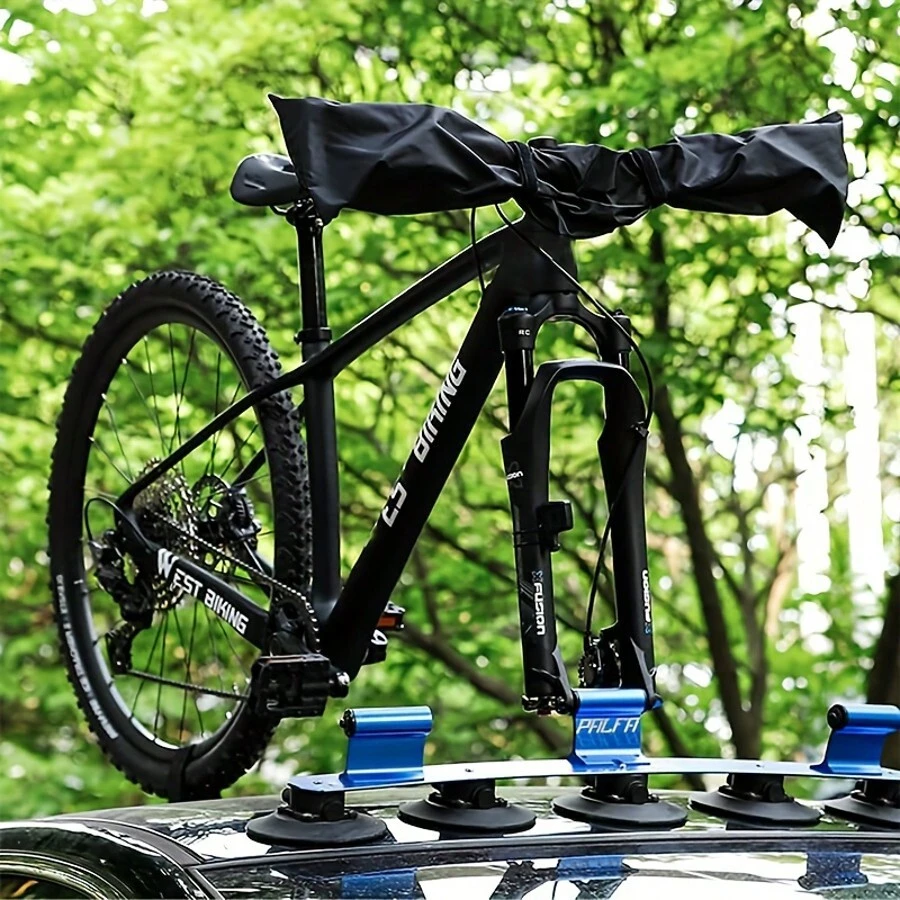 Waterproof & Dustproof Mountain Bike Handlebar Cover, 100% Nylon, Easy-To-Install, Scratch-Resistant Protective Sleeve For Cycling Gear - Multicolor - View 1