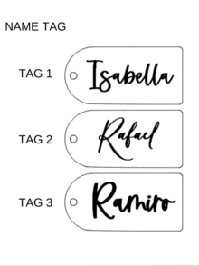 Personalised Gift Tag / Gift Tags / Christmas Tag / Name Tag / Reusable Wooden Gift Tag / Meaningful Gift Gifts Birthday Graduation - Khaki - View 7