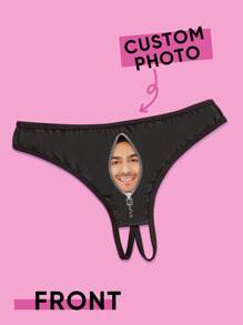 1 pieza Tanga personalizado para el Día de San Valentín, Pantis de encaje con tirantes personalizados, Ropa interior sexy personalizada, Tanga personalizado, Tanga con nombre personalizado, Regalo de aniversario, Regalo del Día de San Valentín, Regalo de cumpleaños, Regalo de boda, Regalo para ella/novia/esposa/amiga