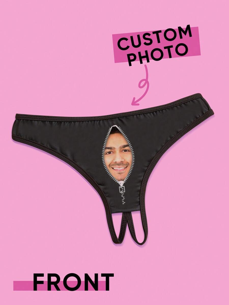 1 pieza Tanga personalizado para el Día de San Valentín, Pantis de encaje con tirantes personalizados, Ropa interior sexy personalizada, Tanga personalizado, Tanga con nombre personalizado, Regalo de aniversario, Regalo del Día de San Valentín, Regalo de cumpleaños, Regalo de boda, Regalo para ella/novia/esposa/amiga