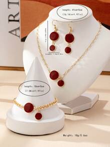 4 pièces Set de bijoux pour femmes en alliage de cuivre et de zinc avec glaçure goutte à goutte, (serti de strass blancs, faux diamant acrylique ou ciel étoilé en résine), exquis, à la mode, personnalisé, multicolore, convient pour un port quotidien, le trajet, les vacances, les fêtes et autres occasions