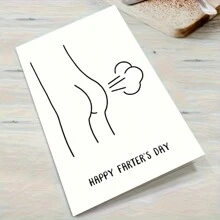 Funny Fathers Day Card, Fathers Day Gift For Dad Including Envelope - Style-01 - View 6
