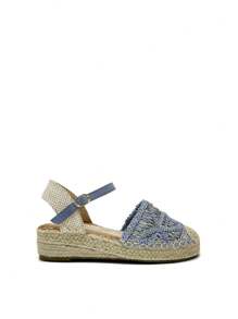 REVREAL Espadrilles Sandales và Platforme - Màu xanh lam - Xem 2