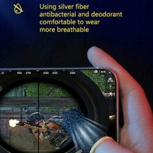 4/10 pezzi Di Manicotti Per Dita Da Gioco In Poliestere, Guanti Senza Dita Impermeabili Al Sudore Per Touch Screen, Migliorano La Precisione E Il Comfort Del Gaming Mobile