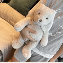 42cm/16.52inch Cute Bunny Plush Toys Soft Body Kids Cartoon Long Ears Rabbit Plushies Dolls Soft Velvet Animal Stuffed Festival Birthday Gifts Rabbit Beige Small Bunny Dolls Perfect Gifts For Holiday Spring Decor Easter Gifts - Multicolor - View 10