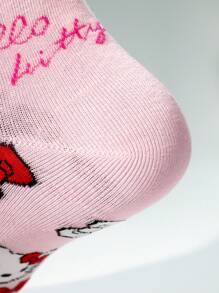 Sanrio Sanrio 1 Pair Of Women's/Couple Mid Length Socks, Personalized, Fun, Rich And Colorful, Creative Anime Cartoon Design, Holiday Gifts, Comfortable And Breathable, Improving The Family Day Atmosphere, Fashionable And Fashionable, Suitable For Women Funny Socks,Crazy,Anime,Multicolor Socks