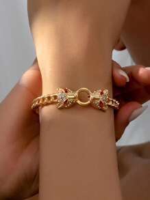 Ladies' Fashionable Leopard Head Personalized Accessories Suitable For Daily Commuting Can Be Given As Gifts - Yellow Gold - View 6