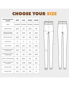 Active Club 6-Pack Fleece Lined Leggings For Women, High-Waisted Women's Leggings With Wide Waistband And Fleece Lining - 黑色 - 查看 7