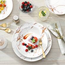 12-Piece Porcelain Tableware Set - Sweet Series - White - LOVECASA - 白色 - 查看 4
