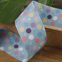 Colorful Polka Dot Ribbon, DIY Bowknot Hair Accessories Clothing Dot Decor Ribbon - Multicolor - View 10