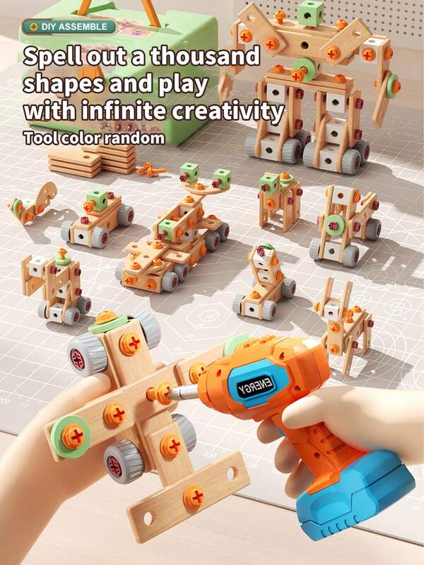 Children's Twist Screw Toy, Kids Repair Tool Box Toy, Children Educational Toy, Suitable Gift For Kids (Tools Color Randomly Delivered)