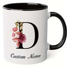 1个定制名字马克杯，可定制A-Z名字，11盎司/15盎司个性化马克杯，文字、名字 - 送给男友、女友、挚友的礼物，感恩节礼物，圣诞节礼物，情人节礼物，送给她的礼物，送给他的礼物，送给妈妈的礼物，送给朋友的礼物，家居装饰，装饰品，个性化礼物，定制礼物，多功能，装饰性，可重复使用，精致，时尚，高品质，色彩缤纷，现代，定制，个性化，独特，送给他的理想礼物，送给她的理想礼物，男友，爸爸，女友，妈妈，家人，朋友，茶室，家，花园，办公室，周年纪念日，情人节，母亲节，生日，父亲节，毕业典礼，婚礼，乔迁之喜，精致浪漫 - 黑色 - 查看 7