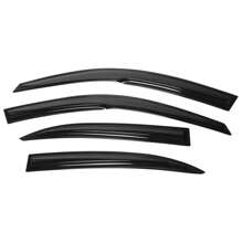 4PC Set Window Visors For 2013-2015 Chevrolet Malibu & 2016 Malibu Limited Window Rain Guards Smoked Aero JDM Wind Deflectors Stick On By 4PCS, 2014 - Smoke/Tinted - View 3