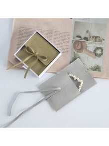 1 件优质天鹅绒珠宝袋，柔软奢华抽绳袋，适用于耳环、项链、化妆品、婚礼和旅行礼物，适合女士女孩 - 彩色 - 查看 10