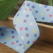 Colorful Polka Dot Ribbon, DIY Bowknot Hair Accessories Clothing Dot Decor Ribbon - Multicolor - View 21