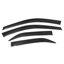4PCS Window Visor Compatible With Toyota Camry 2012-2014 Acrylic Black Unpainted Sun Rain Shade Guard Wind Vent Air Deflector By 4PCS, 2013 - Valentine Gift Idea - Smoke/Tinted - View 2