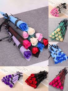 10pcs Soap Roses Artificial Rose Bouquet Petals Party Favour For Ladies, Girlfriends & Girlfriends, Suitable For Birthday, Wedding, Christmas, Holiday, Business Opening, Valentine's Day, Wedding, Birthday, Anniversary, Guest Gift, Bridesmaid Gift, Mother's Day, Father's Day