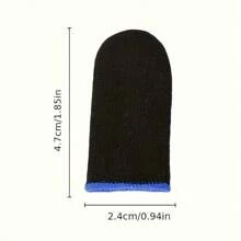 4/10 pezzi Di Manicotti Per Dita Da Gioco In Poliestere, Guanti Senza Dita Impermeabili Al Sudore Per Touch Screen, Migliorano La Precisione E Il Comfort Del Gaming Mobile