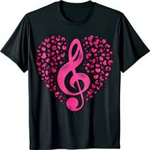 Stylish  T-Shirt With Eye Catching Music Inspired Chest Graphic