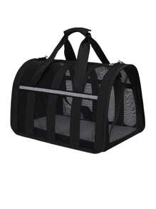 Pet Carrier Backpack, Available In Three Sizes: S/M/L - Black - View 1