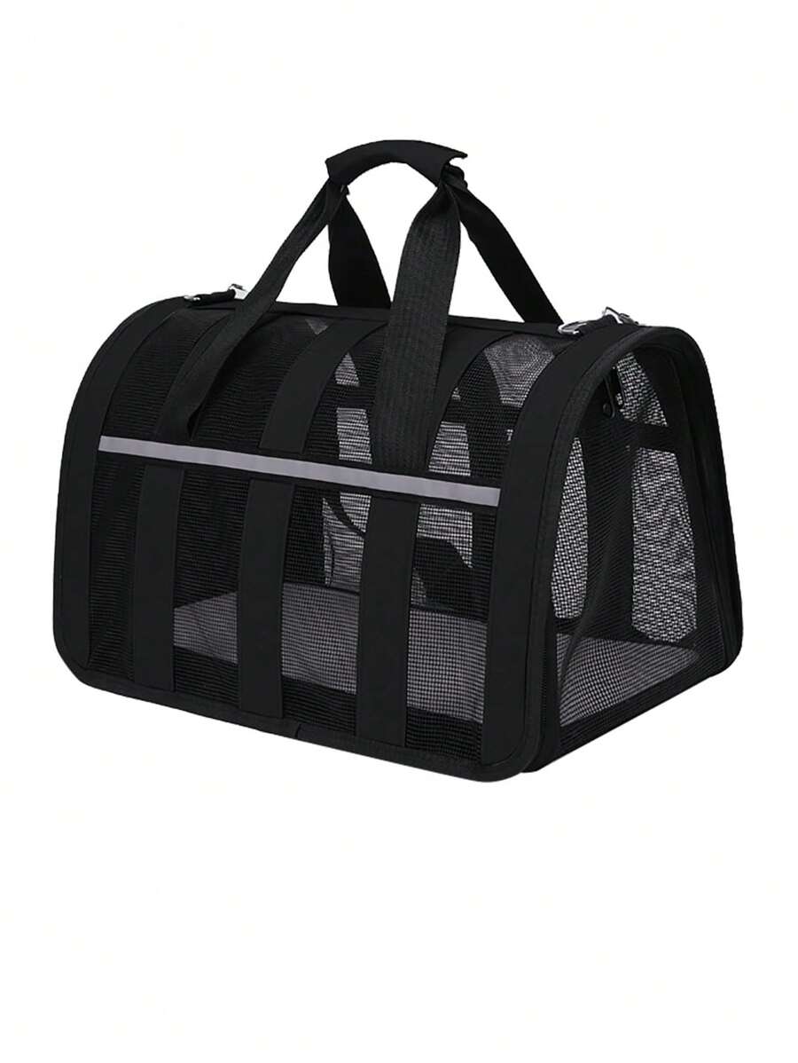 Pet Carrier Backpack, Available In Three Sizes: S/M/L - Black - View 1