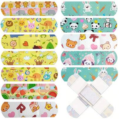 300/200/100/50 peças de desenho animado fofo, alta elasticidade, resistente ao desgaste, à prova d'água, hemostático, um bom auxiliar para tratamento de feridas