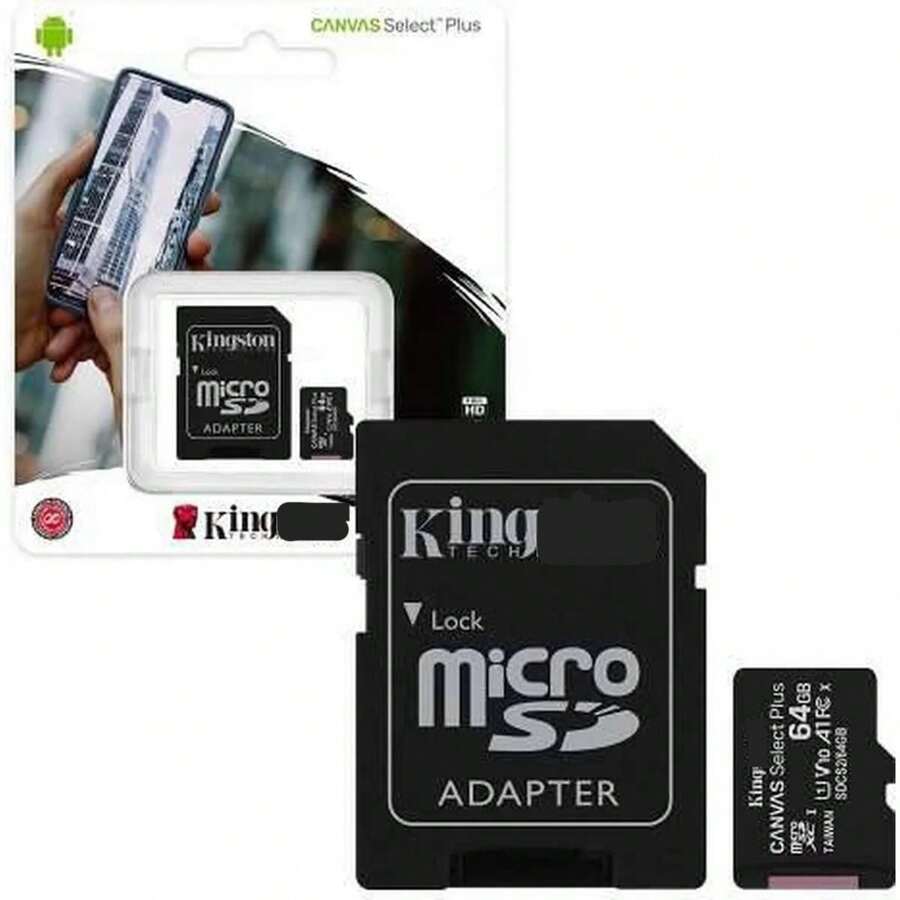 MEMORIA MICRO SD 64 GB DE ALMACENAMIENTO ORIGINAL - Negro - Ver 1