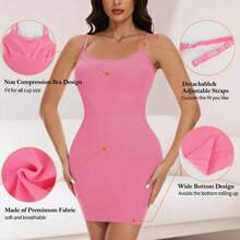 Shapewear Slips For Under Dresses Women's Tummy Control Body Shaper Slimming Seamless Cami Slip ,Full Slips Petticoat For Under Dress