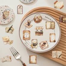 50 Adesivos Retrô de Vinil para Scrapbooking, Diário, Laptop, Para-choque, Skate, Garrafa de Água, Computador, Celular, Desenhos Animados, Capacete, Adesivos e Decalques para Carro, Materiais para Scrapbooking, Adesivos Divertidos, Adesivos para Laptop, Kindle e Celular - Multicolorido - Ver 7