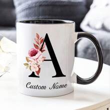 1个定制名字马克杯，可定制A-Z名字，11盎司/15盎司个性化马克杯，文字、名字 - 送给男友、女友、挚友的礼物，感恩节礼物，圣诞节礼物，情人节礼物，送给她的礼物，送给他的礼物，送给妈妈的礼物，送给朋友的礼物，家居装饰，装饰品，个性化礼物，定制礼物，多功能，装饰性，可重复使用，精致，时尚，高品质，色彩缤纷，现代，定制，个性化，独特，送给他的理想礼物，送给她的理想礼物，男友，爸爸，女友，妈妈，家人，朋友，茶室，家，花园，办公室，周年纪念日，情人节，母亲节，生日，父亲节，毕业典礼，婚礼，乔迁之喜，精致浪漫 - 黑色 - 查看 3