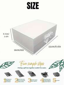 Hộp quà tặng Hộp nhỏ đựng quà tặng có nắp Hộp rỗng trơn Quà tặng kỷ niệm ngày cưới tuyệt vời nhất cho cặp đôi, Trang trí đám cưới, Trang trí nhà cửa, Trang trí phòng Tiệc ủng hộ cô dâu - Nhiều màu - Xem 6