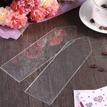 Plastic Bookmark Sleeves Clear Photo Booth Sleeves 2-1/4 X 6-1/4 Inches Blank Photobooth Frames Vinyl Book Marker Cover Holder For Wedding 2 X 6 Inches Photo Strips Valentine's Day Gift (400 Pieces) - 透明400 - 查看 3