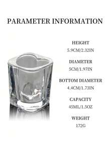 1/2 szt. Pogrubione delikatne serce w kształcie kwadratowego kubka szklanego, 1,5 uncji ciężkie kieliszki do wódki, serce w kształcie przezroczystego kieliszka do wódki tequili kwadratowe kieliszki do wódki kieliszek do wódki espresso whisky tequila wódka likier przyjęcie walentynkowe, soju whisky tequila wódka likier walentynkowy wesele dekoracja, , hurtowe kieliszki do wódki, Boże Narodzenie - Kolor przezroczysty - Zobacz 8